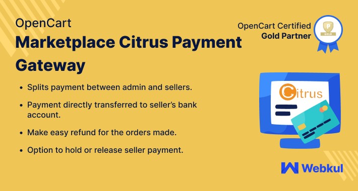 Opencart Multi Vendor Marketplace Citrus Payment Gateway
