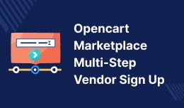 Opencart Marketplace Multi Step Vendor Signup
