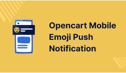 OpenCart Mobile Emoji Push Notification