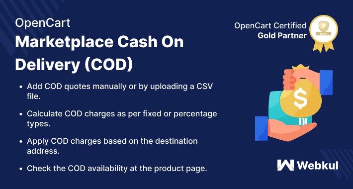 Opencart Multi Vendor Cash On Delivery (COD)
