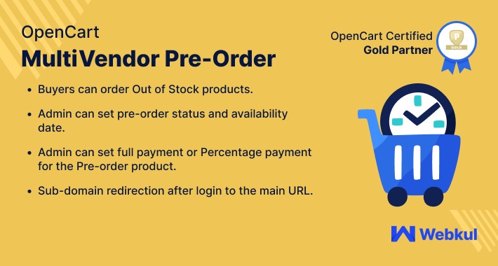 Opencart Multi Vendor Pre Order