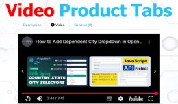 Video product tabs [supports Name & Descript..