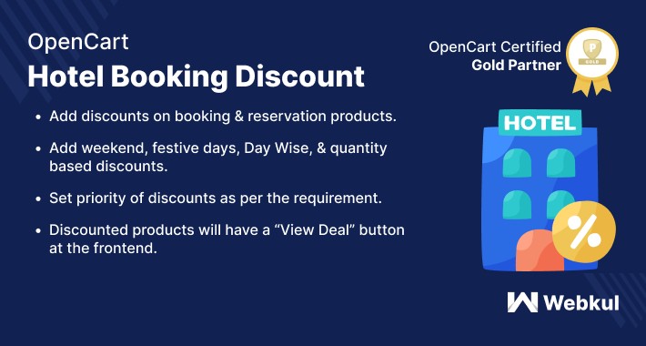 Opencart Hotel Booking Discount