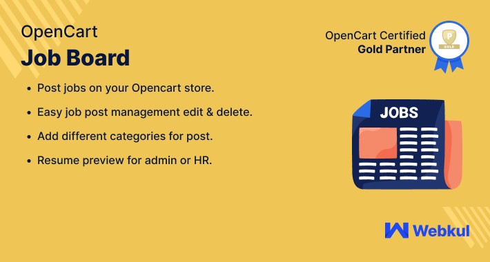 Opencart Job Board