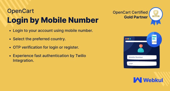 OpenCart Login By Mobile Number
