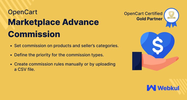 Opencart Multi Vendor Advance Commission