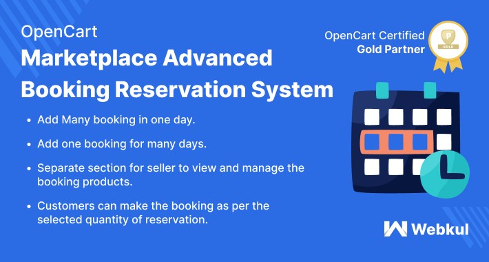 Opencart Multi Vendor  Advanced Booking Reservation
