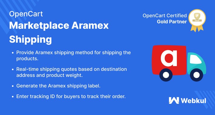 Opencart Multi Seller Marketplace Aramex Shipping
