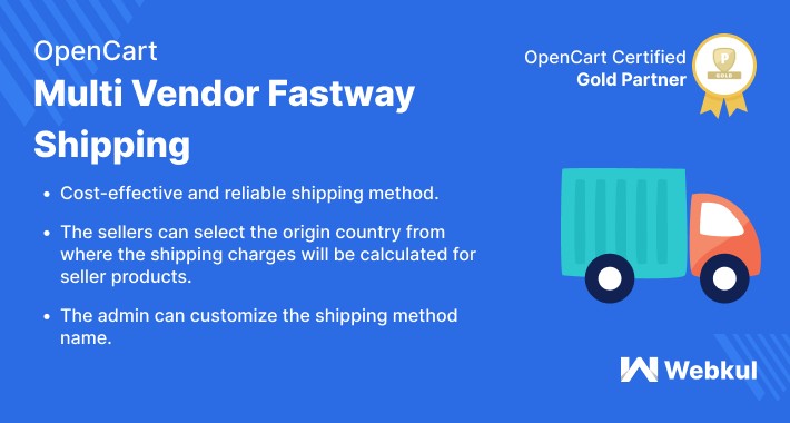 Opencart Multi Vendor Fastway Shipping