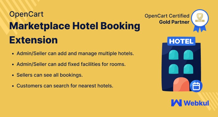 Opencart Multi Seller Marketplace Hotel Booking