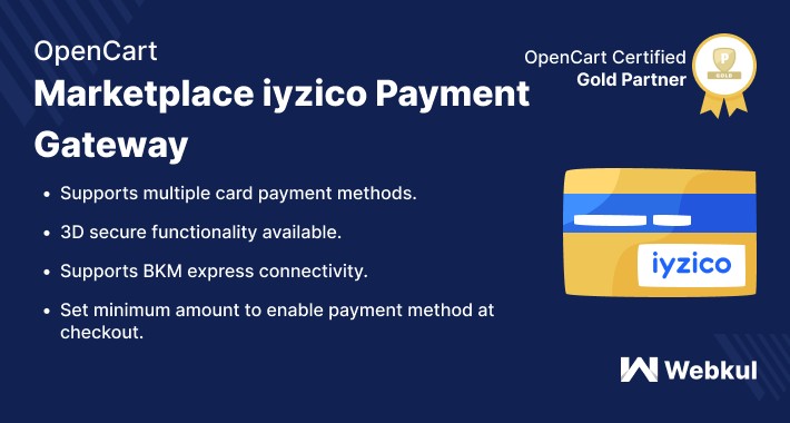 OpenCart Multi Vendor iyzico Payment Gateway