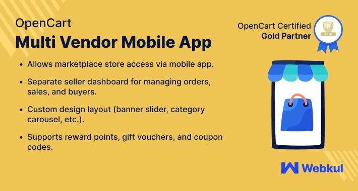 Opencart Multi Seller Mobile App