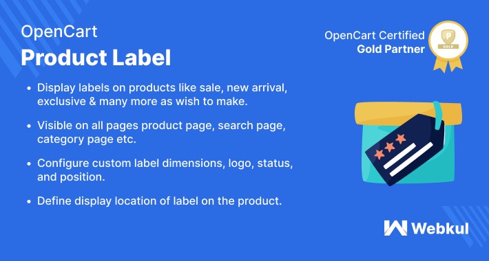 Opencart Product Label