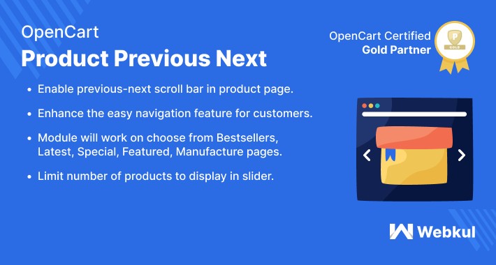 Opencart Product Previous next