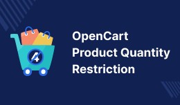 Opencart Product Quantity Restriction
