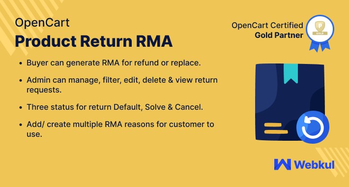 Opencart Product Return RMA
