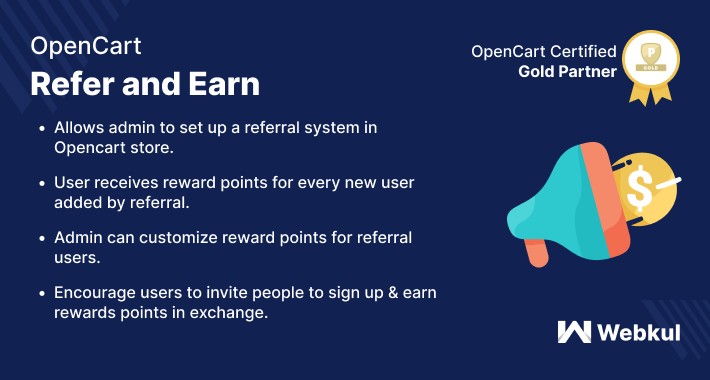 Opencart Refer and Earn