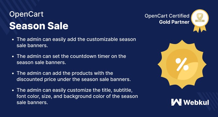 Opencart Season Sale