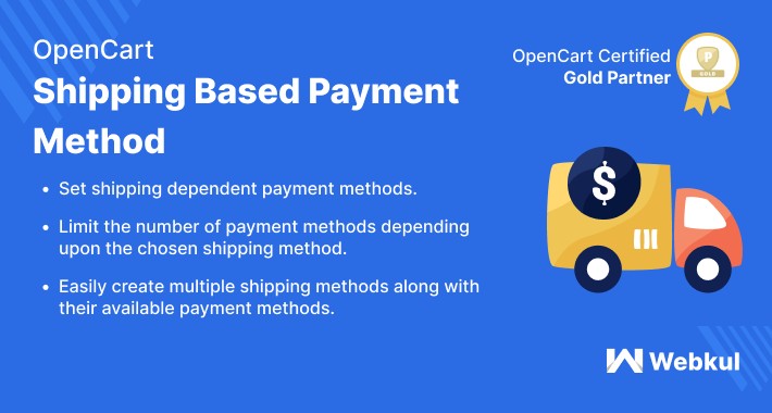 Opencart Shipping Based Payment Method