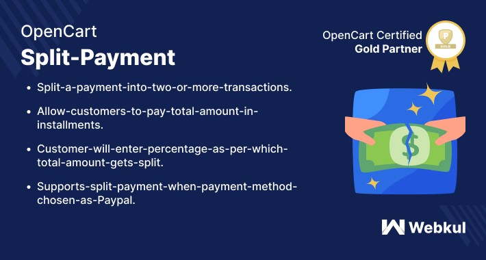 Opencart Split Payment