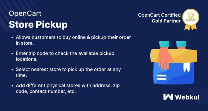 Opencart Store Pickup