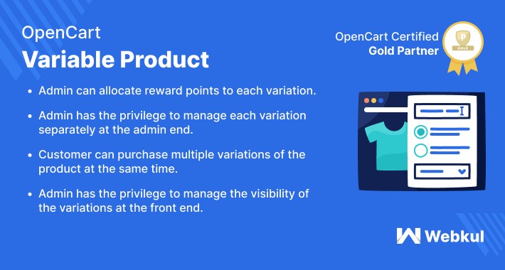 OpenCart Variable Product
