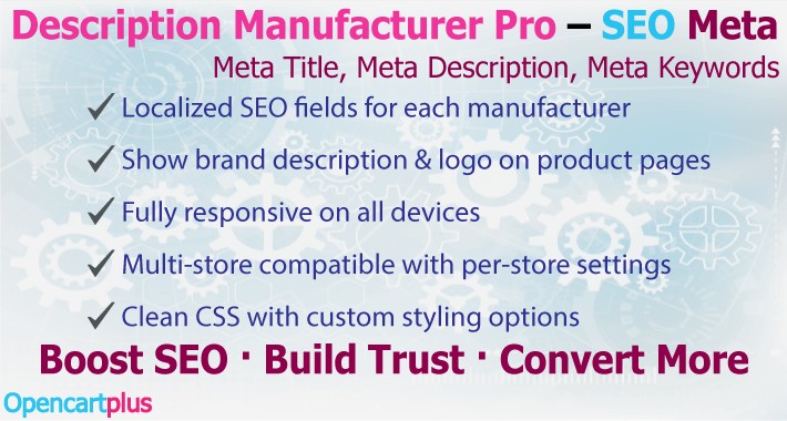Description Manufacturer Pro – SEO Meta