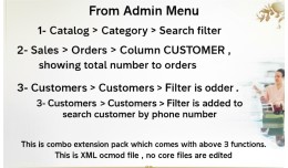 [Free-Combo] Category Search, Customer Phone Fil..