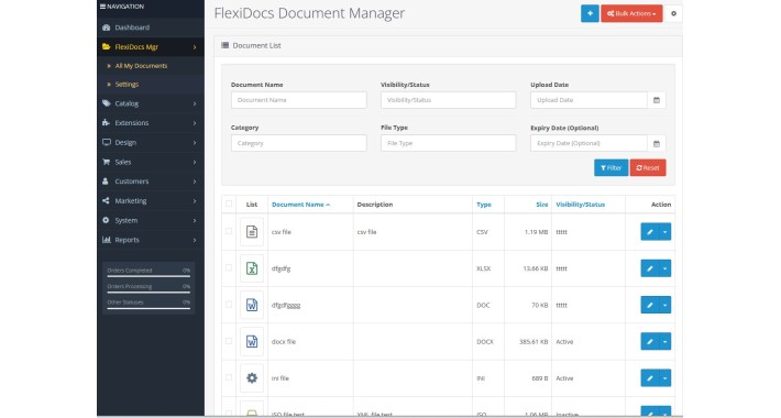 Document / File Management, easy upload multi file type support