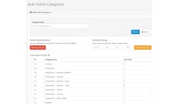 Delete Countries, Zones, Products, Categories an..