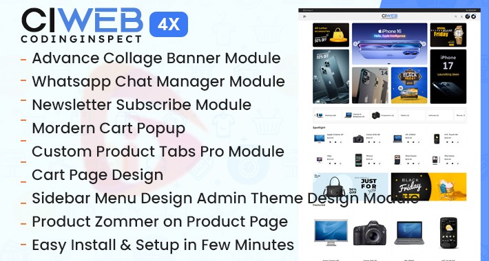 CiWeb - Multipurpose Opencart 4x Theme