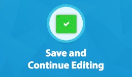 Save andContinue Editing / Mentés és tovább ..