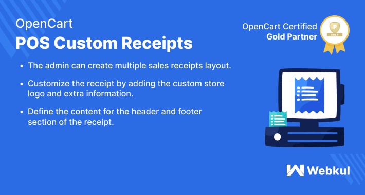 Opencart Point of Sale Custom Receipt