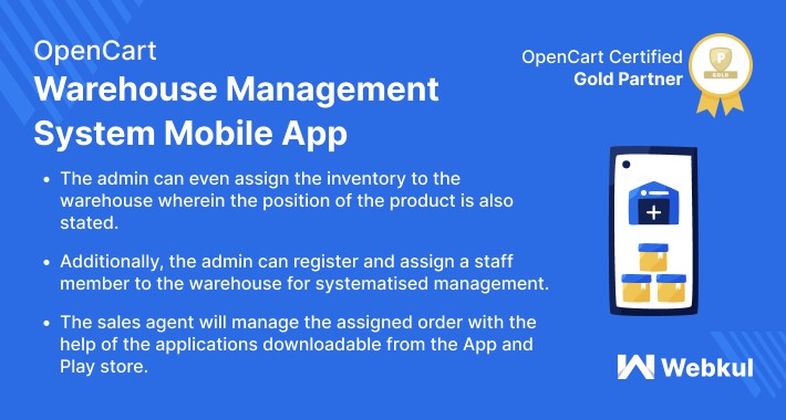 OpenCart Warehouse Management System (WMS) Mobile App