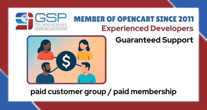 paid customer group / paid membership