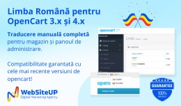 Limba Romana pentru Opencart 3.x si 4.x (magazin..