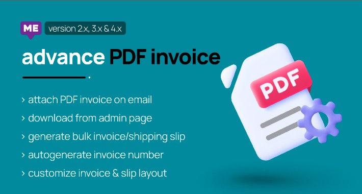 Advance PDF Invoice