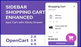Sidebar Shopping Cart Enhanced