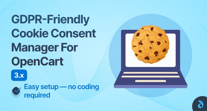 GDPR-Friendly Cookie Consent Manager for OpenCart