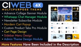 CiWeb - Multipurpose Opencart 4x Theme