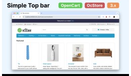 Simple Top Bar