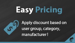 Easy Pricing - Rules based on customer group, ca..