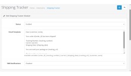 Shipping Tacker SMS and EMail Notifications