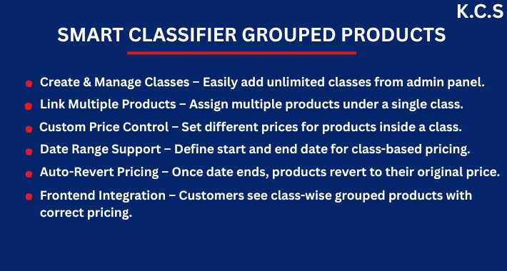 Smart Classifier For Grouped Products