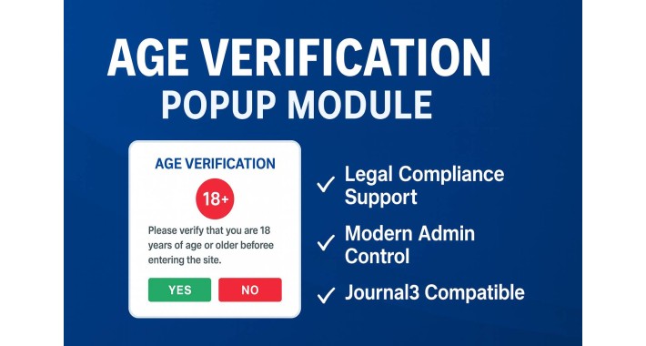Age Verification Popup Module