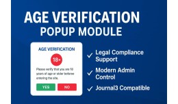 Age Verification Popup Module