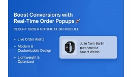 Recent Order Notification Module