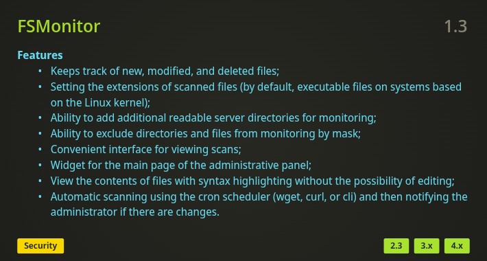 FSMonitor - file system monitoring