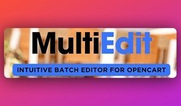 Universal Batch Edit products in OpenCart! MULTI..