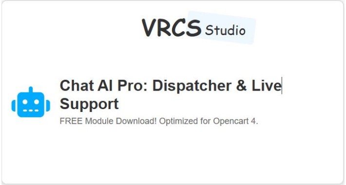 Chat2Cart: VRCS – AI & Live Sales Assistant (OC 4.x)